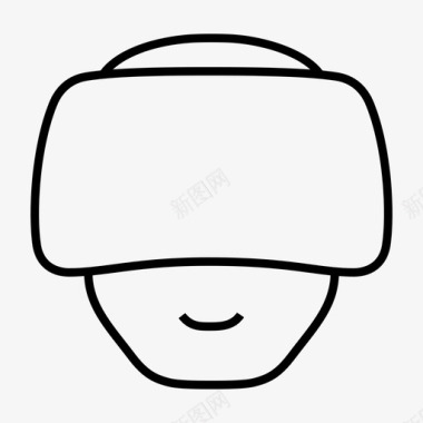 happy虚拟现实护目镜虚拟现实模拟图标图标