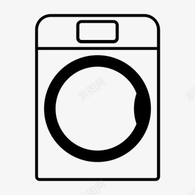 洗衣图标洗衣机烘干机衣物图标图标
