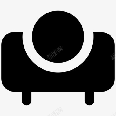 矢量电影放映机投影仪幻灯片演示图标图标