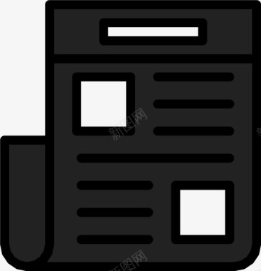报纸图片报纸出版物政治图标图标