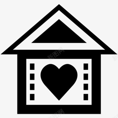 房地产图标矢量图家爱的家团结图标图标