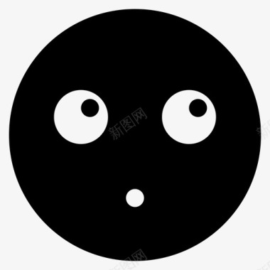 无言惊讶震惊图标图标