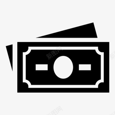 火焰美元图标现金钞票美元图标图标