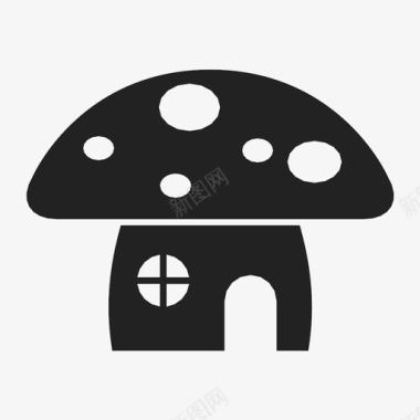 蘑菇房口袋住房图标图标