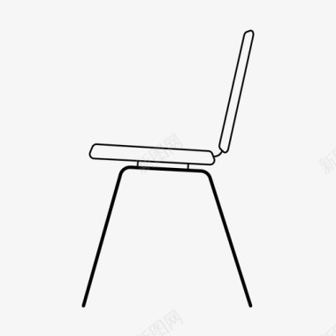 椅子靠背家具图标图标