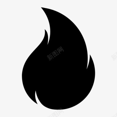 用户火焰温度热图标图标
