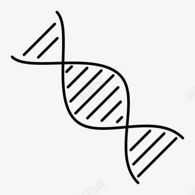 粉色儿童素材dna科学螺旋图标图标