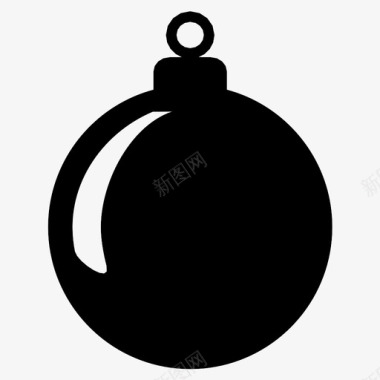 球球免抠素材采购产品圣诞装饰品圣诞装饰品球图标图标