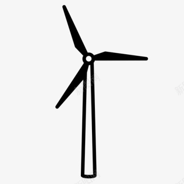 风电w可持续能源涡轮机图标图标