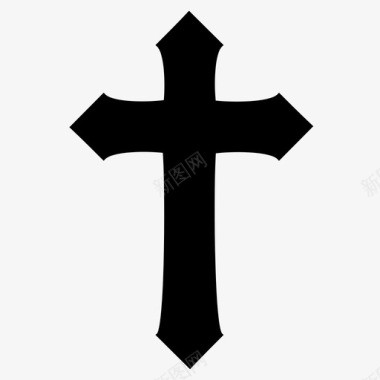 圣洁十字架基督基督教十字架图标图标