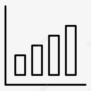 表格统计条形图升序图表图标图标