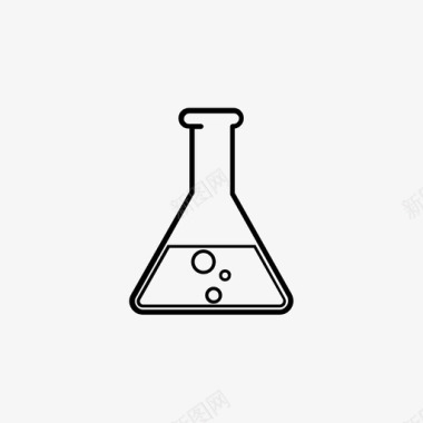 容器后锥形烧瓶试管实验室图标图标