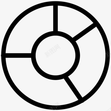 圆环图信息图形线图标图标