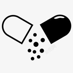碎开药物吞咽材料图标高清图片