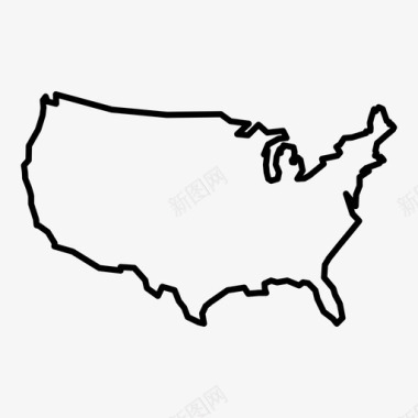 自由美国自由之地北美图标图标