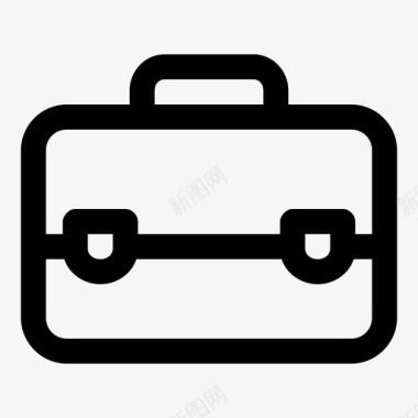 移动公文包手提包随身携带图标图标