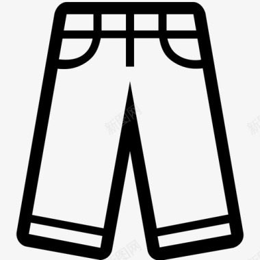 裤子储藏室休闲裤图标图标