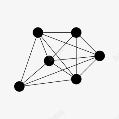 一笼网络线笼突触图标图标