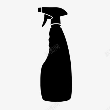 喷雾瓶消毒液泵图标图标