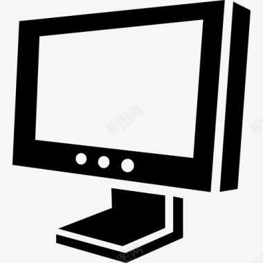 透视式宽屏显示器工具用具现代屏幕图标图标