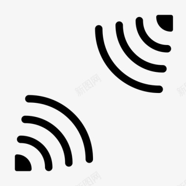 通信wifi通信互联网图标图标