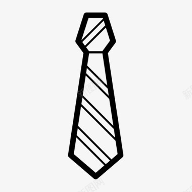 领带配件黑色代码图标图标