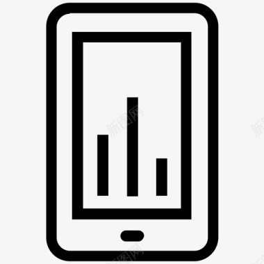 移动电话信息图形线图标图标