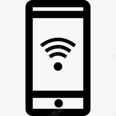 移动互联网海报移动wifiweb信号图标图标