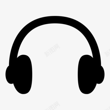耳机音响音乐图标图标