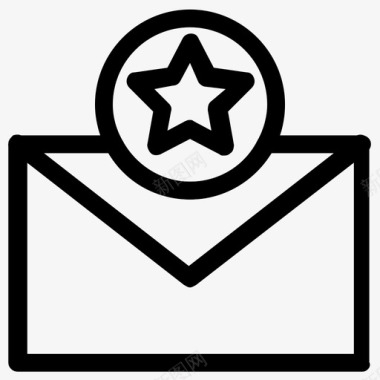排名电子邮件排名用户界面线图标图标