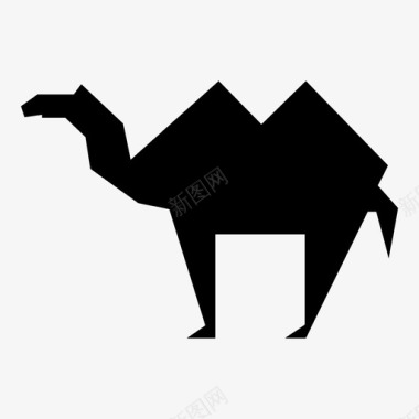 骆驼卡奇运输图标图标