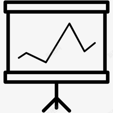 园林背景板演示幻灯片投影仪图标图标