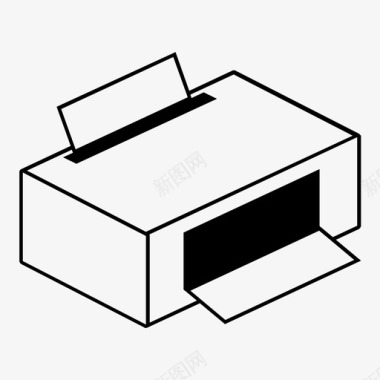 加热装置打印机打字机输出装置图标图标