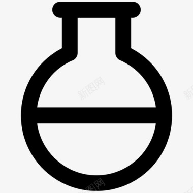 锥形圆底烧瓶对象材料图标图标