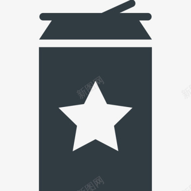 可乐罐夏日酷标图标图标