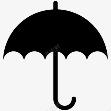 保护自然海报伞遮阳伞保护图标图标