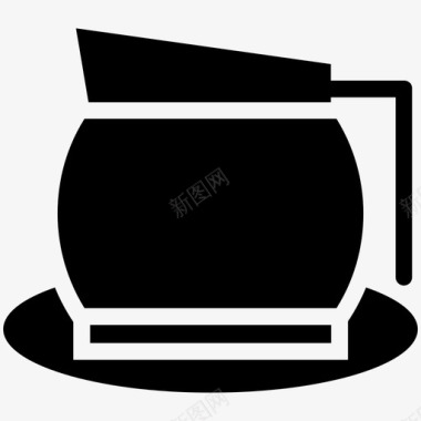 茶具茶道配件咖啡壶茶具茶壶图标图标