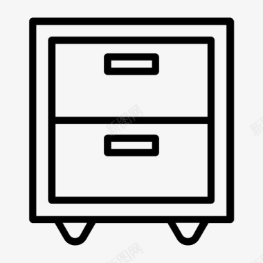 储藏室橱柜柜子文件图标图标