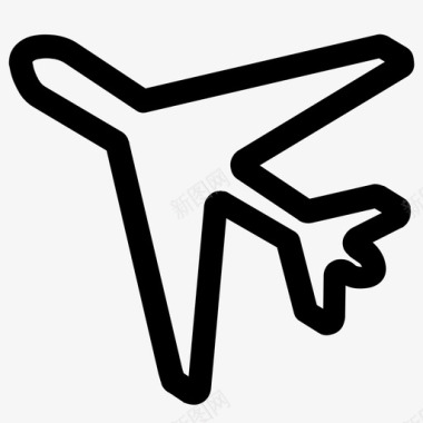 女性旅行物品飞机飞行物品图标图标