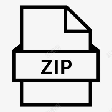 ZIP文件zip文件下显示图标图标