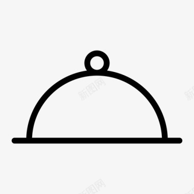 覆盖食物覆盖气味餐厅图标图标