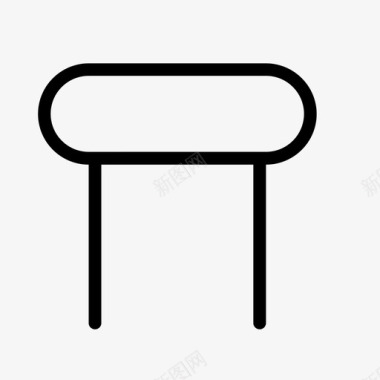 小凳子凳子酒吧椅子图标图标