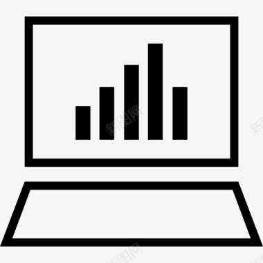 信息创意图表条形图收入报告图标图标