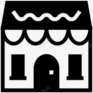 抵押申请房地产图标图标
