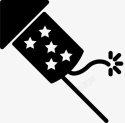 色彩增强焰火针尖聚会图标高清图片
