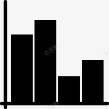 创意图表信息条形图信息图形图标图标