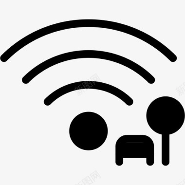 公共wifi公共wifi天空购物者图标图标