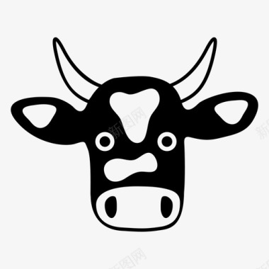 免抠牛牛动物驴图标图标