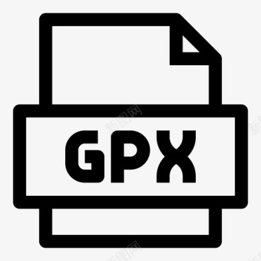 PDF扩展gpx文件gps交换文件topografix图标图标