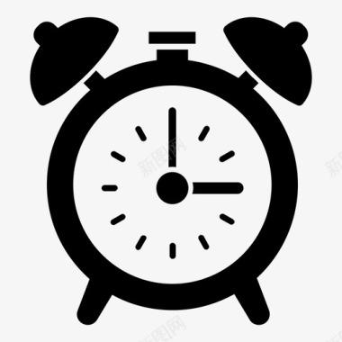 起床时间闹钟起床定时器图标图标